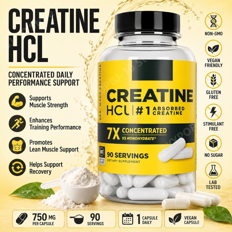 Nutrition In Fitness - Kreatyna HCl 750mg 90 kapsułek Wsparcie