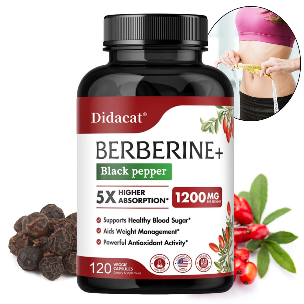 Apple Cider Vinegar Pill - 1200 kapsułek premium z berberyną wspomagających