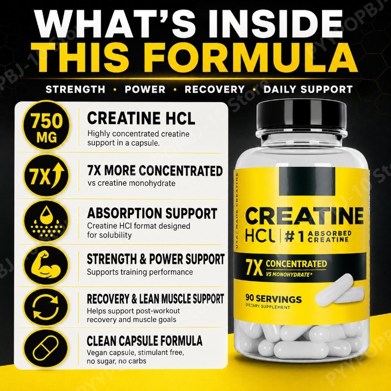 Kreatyna HCl 750mg 90 kapsułek – Nutrition In Fitness recenzja i cena