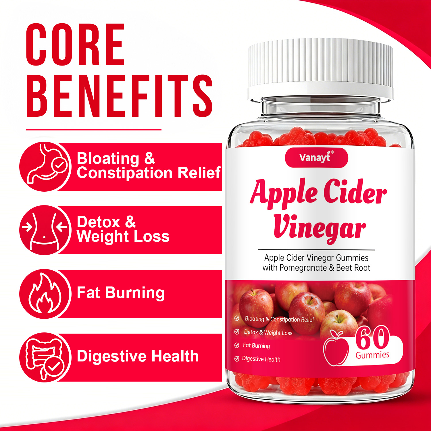 Żelki z octem jabłkowym z gran – Apple Cider Vinegar Pill recenzja i cena