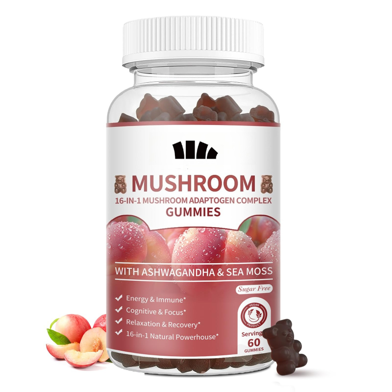 Żelki z grzybów 2500mg zawiera – Lion Mane Mushroom recenzja i cena