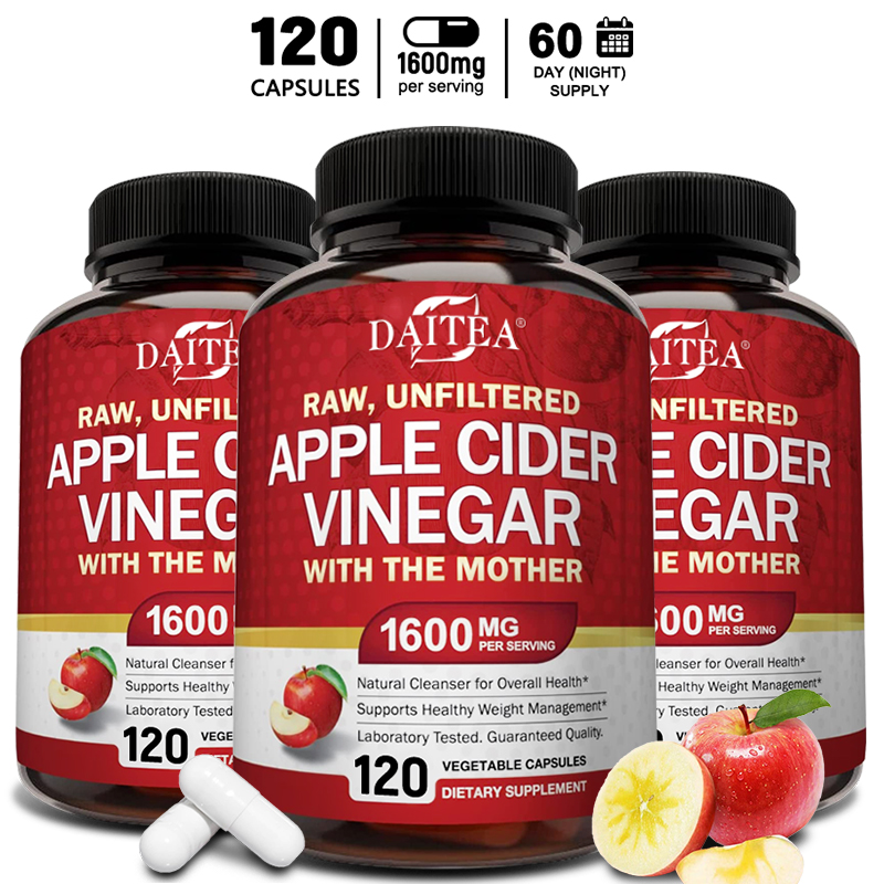 Ocet jabłkowy 1600 mg z matką  – Apple Cider Vinegar Pill recenzja i cena