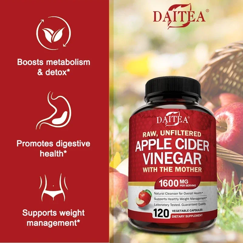Ocet jabłkowy 1600 mg z matką  – Apple Cider Vinegar Pill recenzja i cena