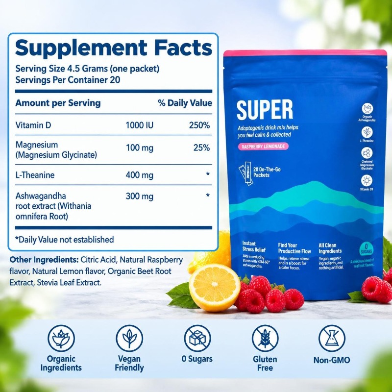 Mieszanka do przygotowania nap – Ashwagandha Extract Root recenzja i cena